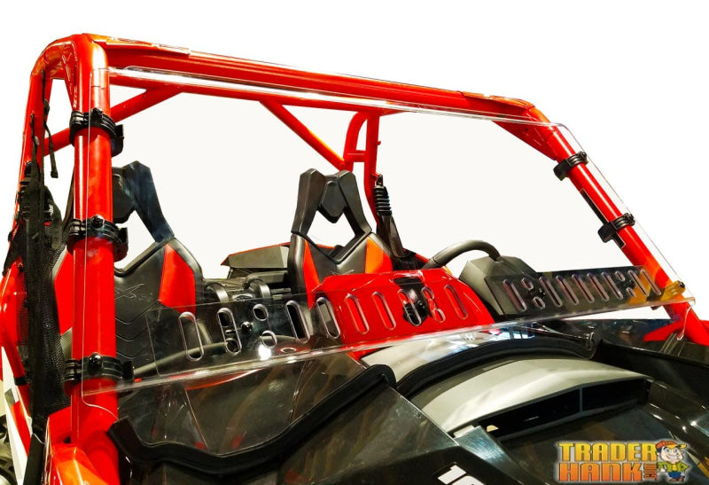 Can Am Maverick Full Hard Coated Windshield With Dual Sliding Vents | UTV ACCESSORIES - Free shipping