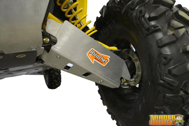 Can-Am Maverick MAX DPS Ricochet 12-Piece Complete Aluminum or with UHMW Layer Skid Plate Set | Ricochet Skid Plates - Free Shipping