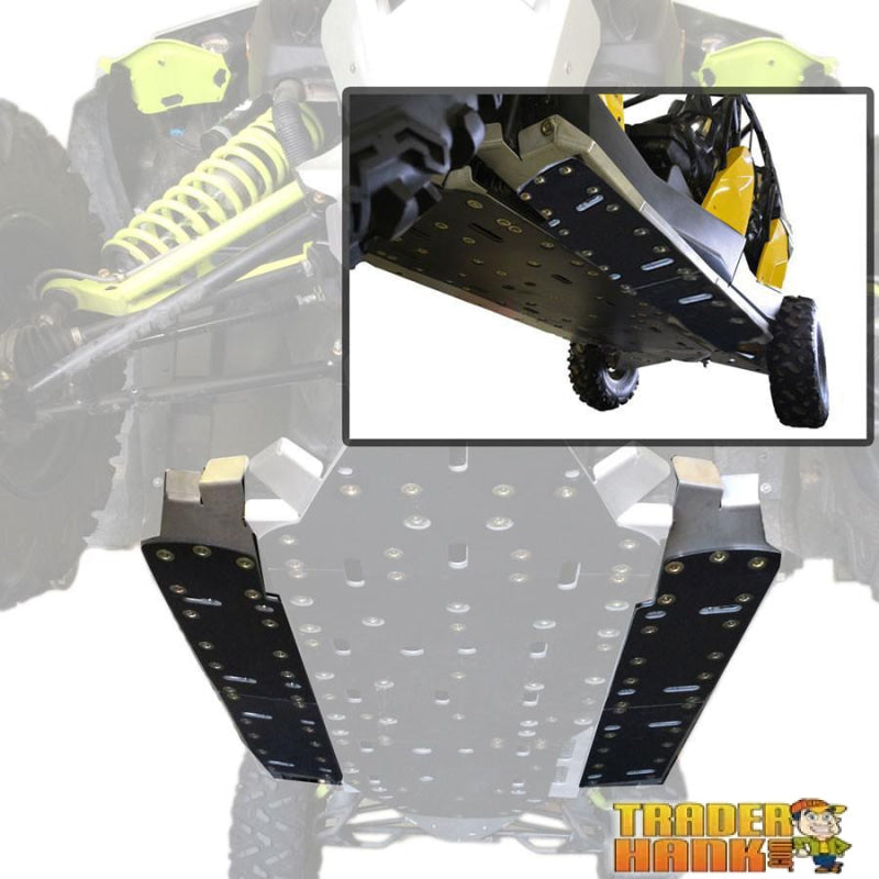 Can-Am Maverick MAX X-DS Turbo Ricochet 4-Piece Aluminum Rock Slider Set | Ricochet Skid Plates - Free Shipping