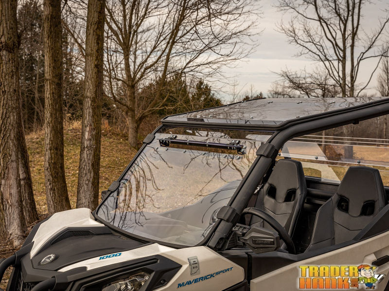 Can-Am Maverick Sport Scratch Resistant Vented Full Windshield | SUPER ATV WINDSHIELDS - Free shipping