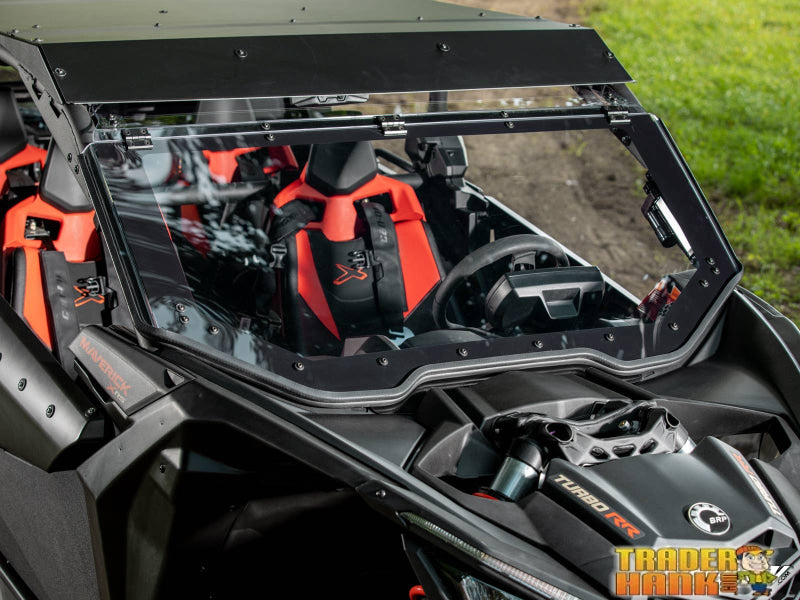 Can-Am Maverick X3 MaxDrive Power Flip-Up Windshield | Free shipping