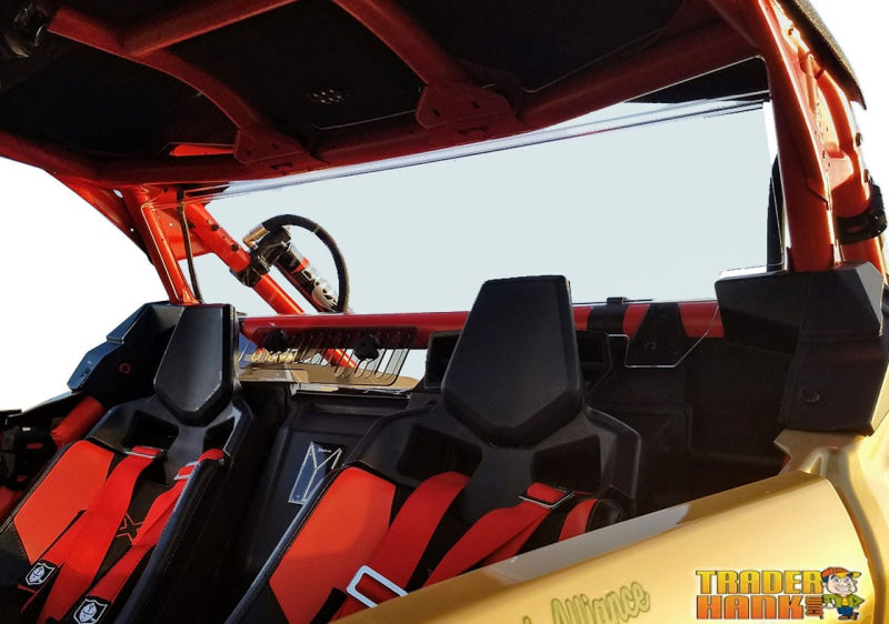 Can Am Maverick X3 Rear Shield With Sliding Vent | UTV ACCESSORIES - Free shipping