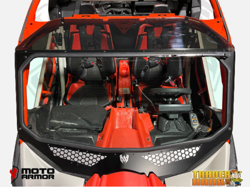 Can-Am Maverick X3 Vented Full Glass Windshield | Free shipping