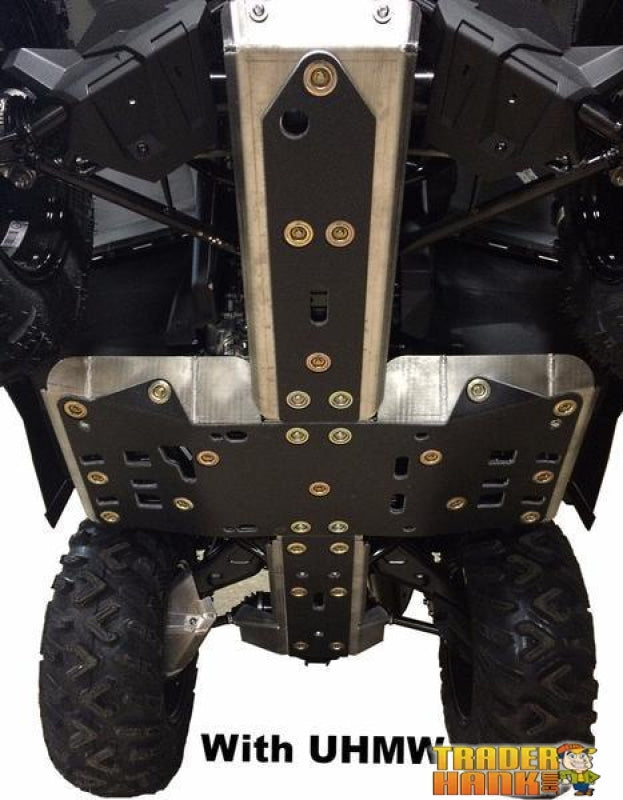 2013-2020 Can-Am Outlander 850 Max Ricochet 4-Piece Full Frame Skid Plate Set | Ricochet Skid Plates - Free Shipping