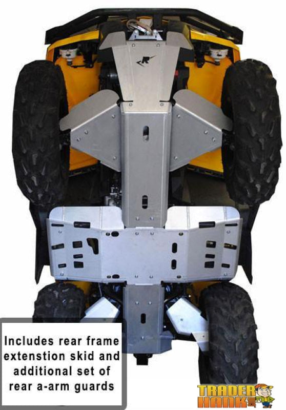 Can-Am Outlander Max 6x6 Ricochet 11-Piece Complete Aluminum Skid Plate Set | ATV Skid Plates - Free Shipping