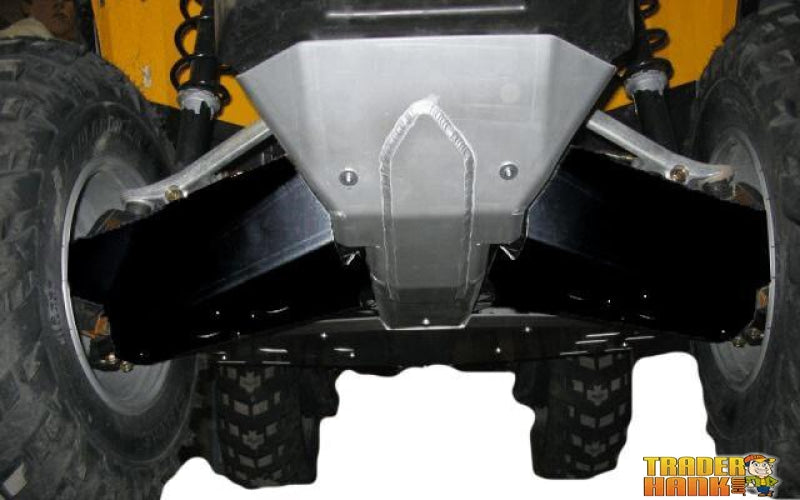 2007-2011 Can-Am Renegade 650 Ricochet 3-Piece Full Frame & Floorboard Aluminum Skid Plate Set | Ricochet Skid Plates - Free Shipping