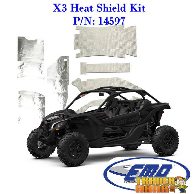 Can-Am X3 Heat Shield Kit (2 Seat Model Only) | UTV Accessories - Free shipping