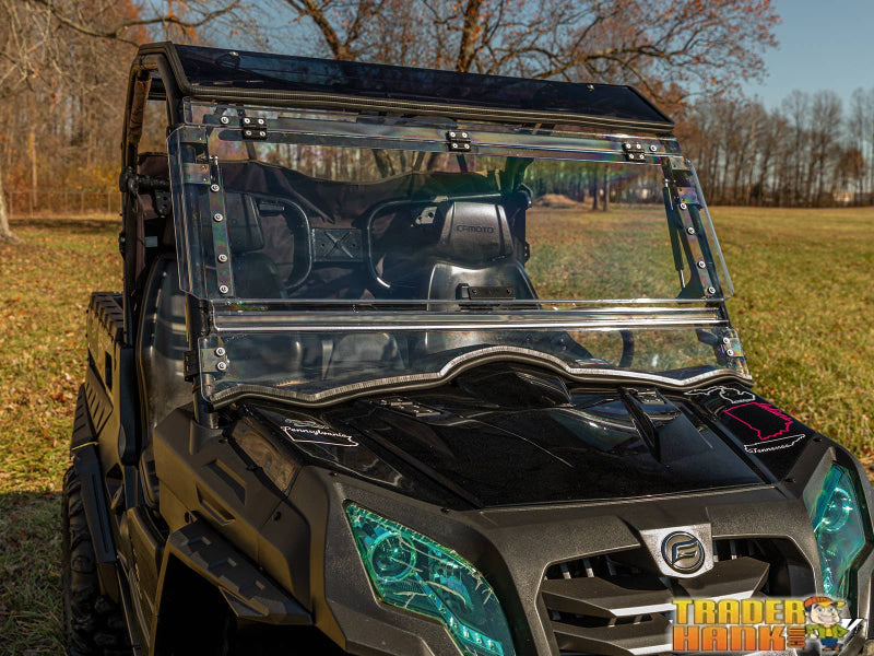 CFMOTO UForce 500 Scratch-Resistant Flip Windshield | Free shipping