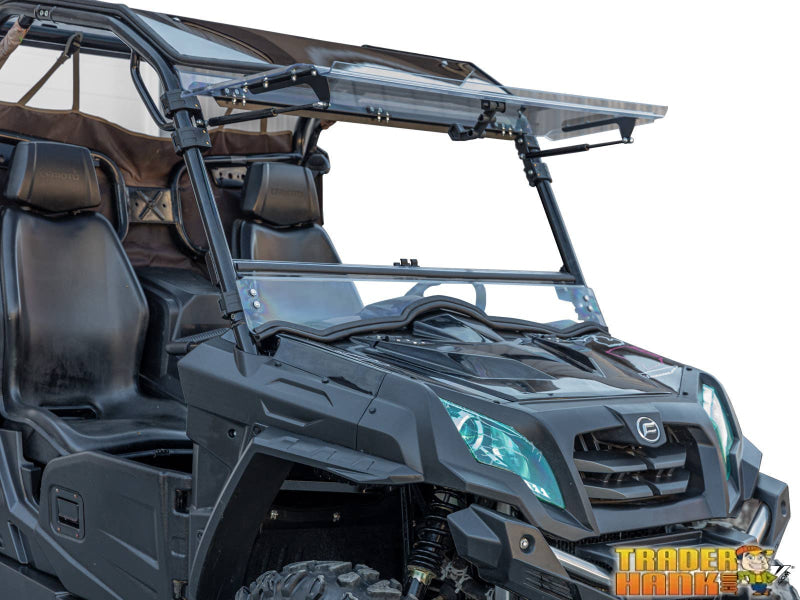 CFMOTO UForce 500 Scratch-Resistant Flip Windshield | Free shipping