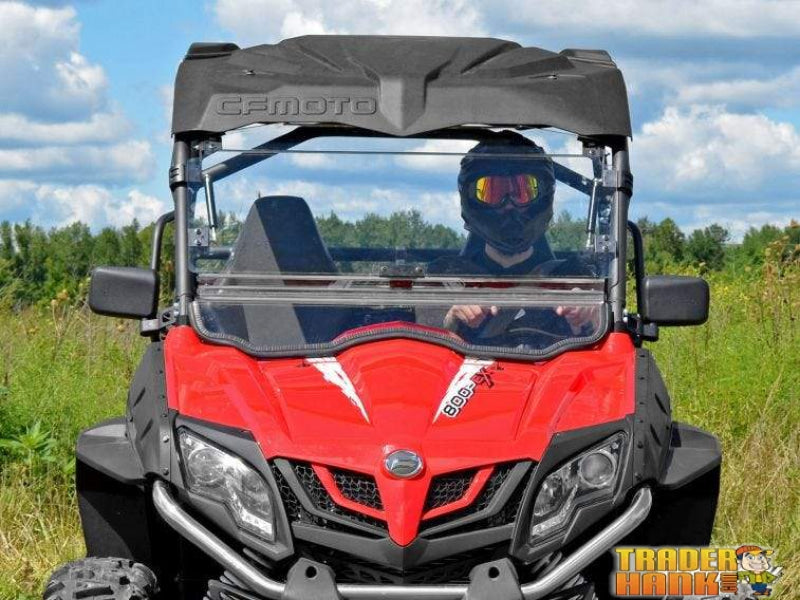 CFMOTO ZForce Scratch Resistant Flip Windshield | SUPER ATV WINDSHIELDS - Free Shipping