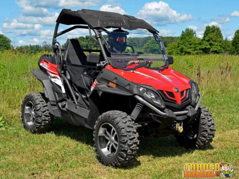 CFMOTO ZForce Scratch Resistant Flip Windshield | SUPER ATV WINDSHIELDS - Free Shipping