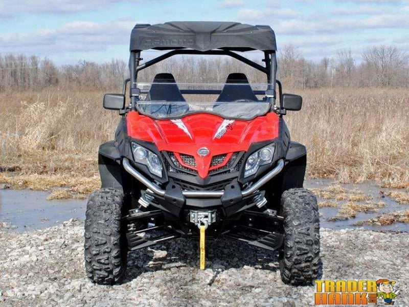 CFMOTO ZForce Scratch Resistant Half Windshield | SUPER ATV WINDSHIELDS - Free Shipping
