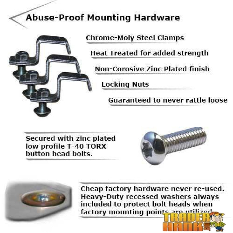 CFMOTO ZFORCE 800 Trail Ricochet 2-Piece Rock Slider & Floor Board Skid Plate Set | Ricochet Skid Plates - Free Shipping