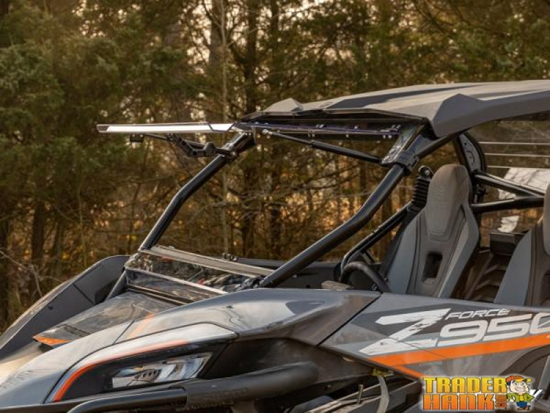 CFMOTO ZForce 950 Scratch Resistant Flip Windshield | SUPER ATV WINDSHIELDS - Free shipping