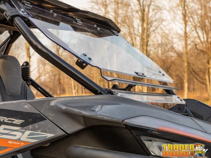 CFMOTO ZForce 950 Scratch Resistant Flip Windshield | SUPER ATV WINDSHIELDS - Free shipping