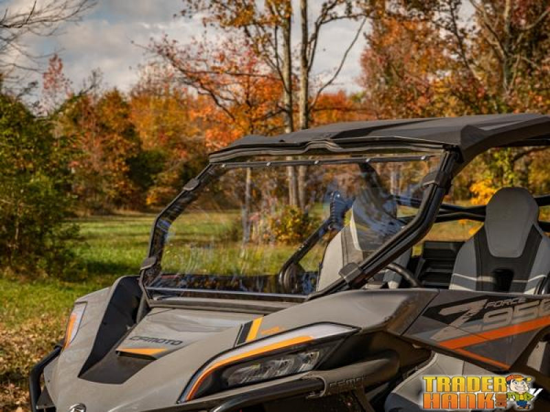 CFMOTO ZForce 950 Scratch Resistant Full Windshield | SUPER ATV WINDSHIELDS - Free shipping