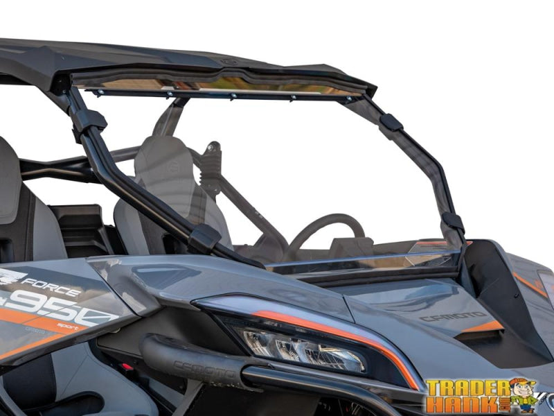 CFMOTO ZForce 950 Scratch Resistant Full Windshield | SUPER ATV WINDSHIELDS - Free shipping