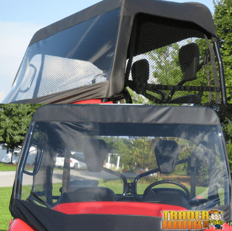 Honda Big Red Vinyl Windshield Top Combo | UTV ACCESSORIES - Free shipping