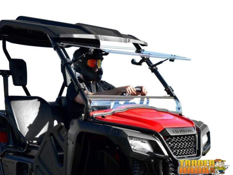 Honda Pioneer 500 Scratch Resistant Flip Windshield | SUPER ATV WINDSHIELDS - Free Shipping