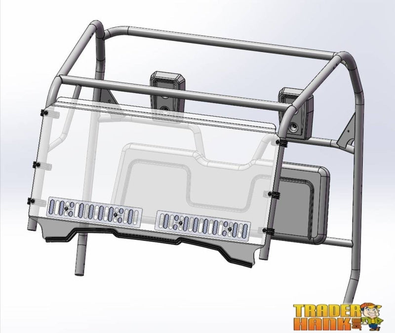 Honda Pioneer 700 Dual Vent Scratch Resistant Windshield | UTV ACCESSORIES - Free shipping