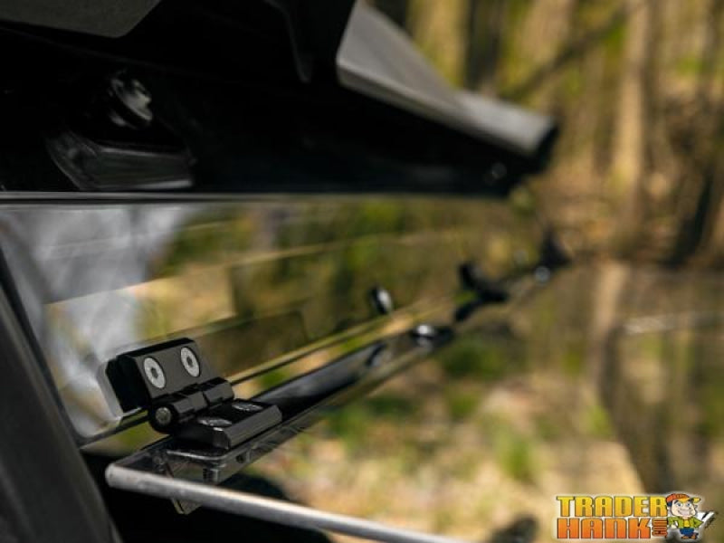 John Deere Gator XUV 835 Scratch-Resistant Flip Windshield | SUPER ATV WINDSHIELDS - Free shipping