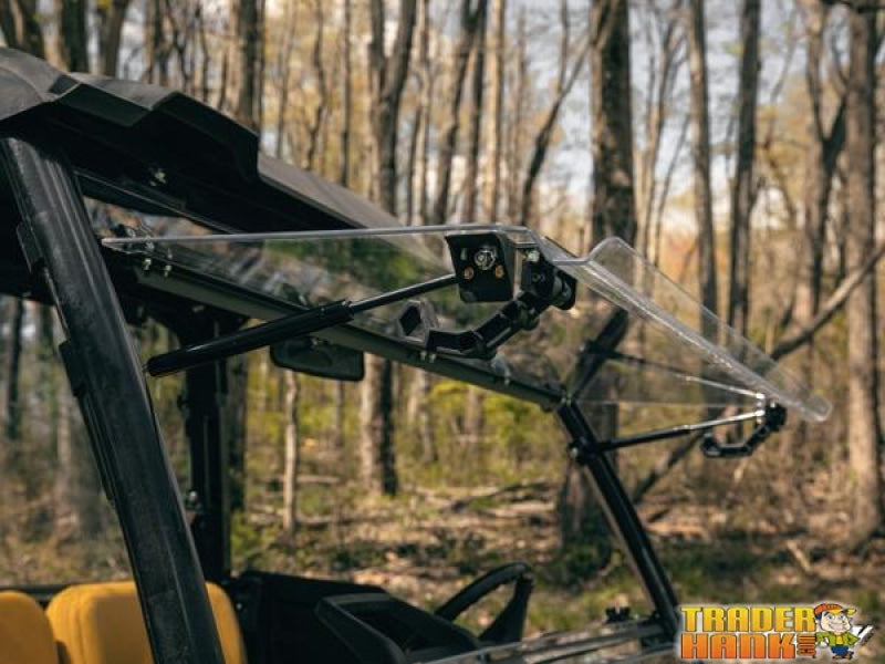 John Deere Gator XUV 835 Scratch-Resistant Flip Windshield | SUPER ATV WINDSHIELDS - Free shipping