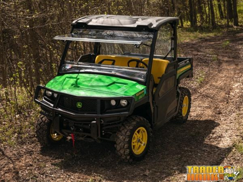 John Deere Gator XUV 835 Scratch-Resistant Flip Windshield | SUPER ATV WINDSHIELDS - Free shipping