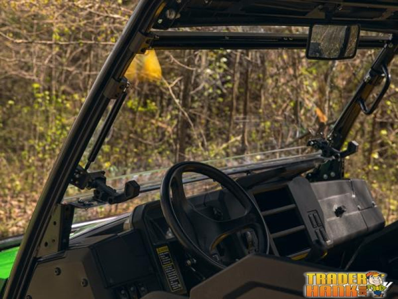 John Deere Gator XUV 865 Scratch-Resistant Flip Windshield | SUPER ATV WINDSHIELDS - Free shipping