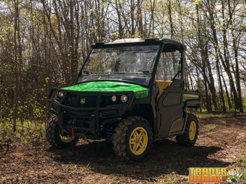 John Deere Gator XUV 865 Scratch-Resistant Flip Windshield | SUPER ATV WINDSHIELDS - Free shipping