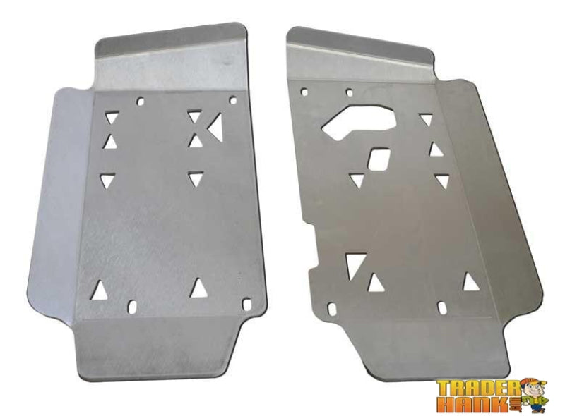 Kawasaki Brute Force 650 (I.R.S) Ricochet 2-Piece Aluminum Floorboard Skid Plates | Ricochet Skid Plates - Free Shipping