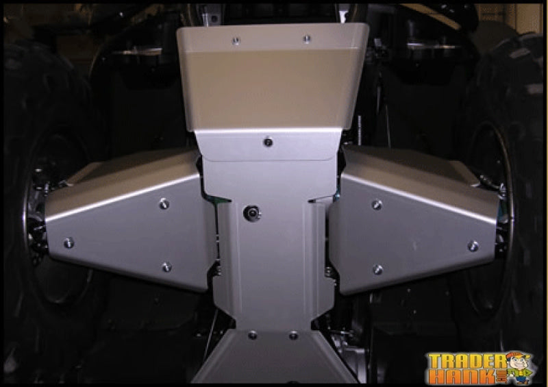 Kawasaki Brute Force 650 (I.R.S) Ricochet 3-Piece Full Frame Aluminum Skid Plate Set | Ricochet Skid Plates - Free Shipping