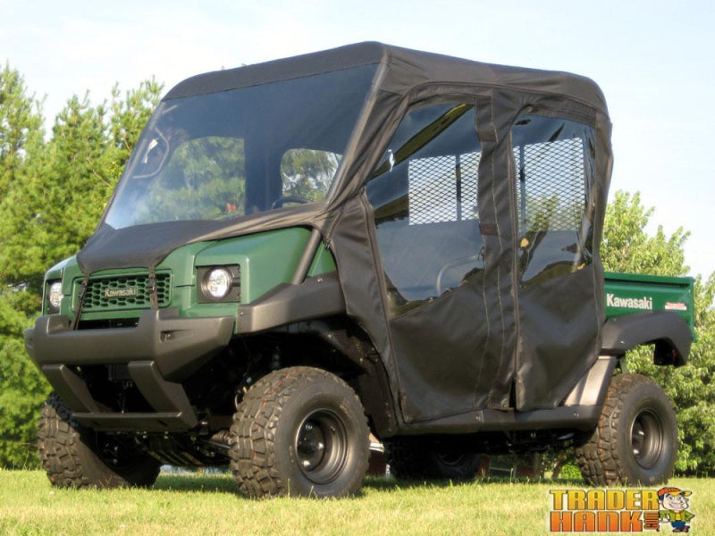 Kawasaki Mule 4010 Trans Full Cab Enclosure With Vinyl Windshield | Utv Accessories - Free Shipping