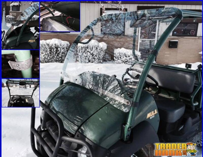Kawasaki MULE 610 / SX Hard Coated Windshield | UTV ACCESSORIES - Free shipping