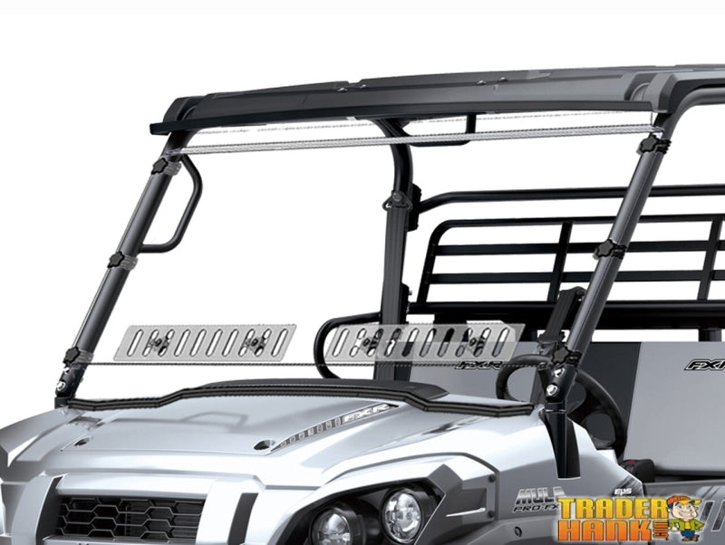 Kawasaki Mule PRO-FXR Dual Vented Scratch Resistant Windshield | UTV ACCESSORIES - Free shipping