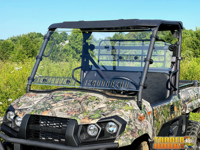 Kawasaki Mule Pro-MX Dual Vented Scratch Resistant Windshield | UTV ACCESSORIES - Free shipping