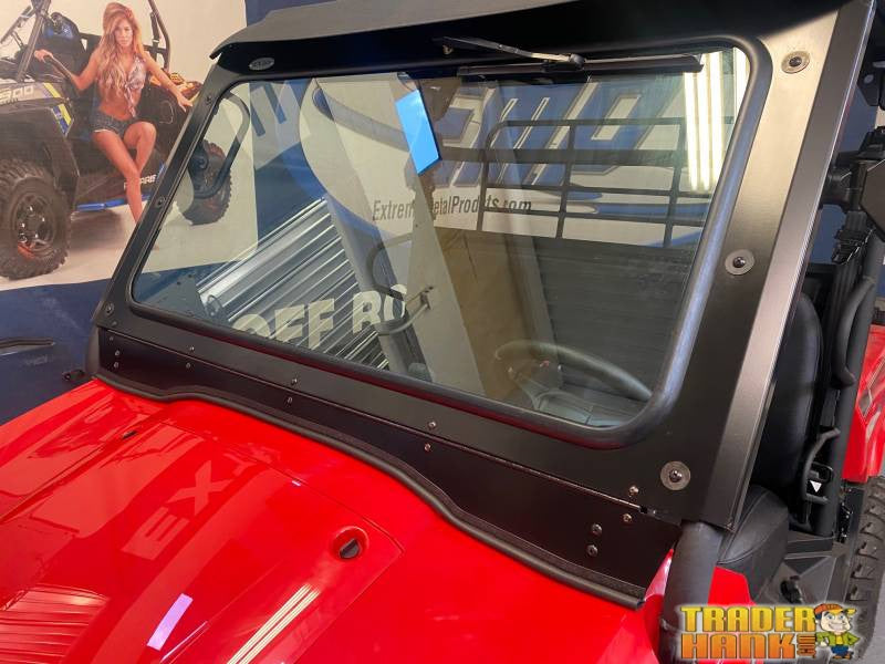 Kawasaki MULE PRO-MX Vented Glass Windshield | UTV Accessories - Free shipping