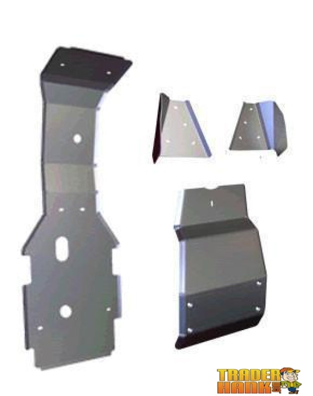 Kawasaki Prairie 360 Ricochet 4-Piece Complete Aluminum Skid Plate Set | Ricochet Skid Plates - Free Shipping