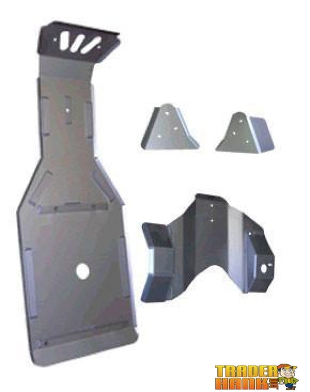 Kawasaki Prairie 400 Ricochet 4-Piece Complete Aluminum Skid Plate Set | Ricochet Skid Plates - Free Shipping