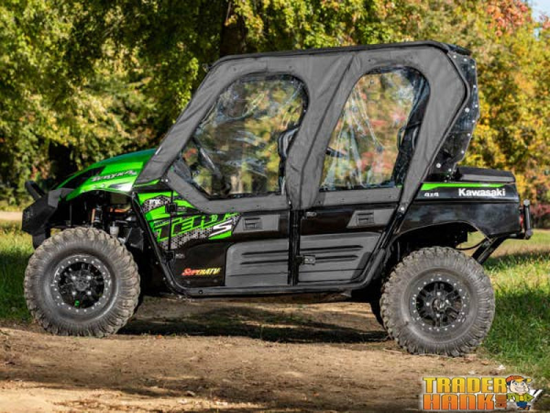 Kawasaki Teryx 4 Primal Soft Cab Enclosure Upper Doors | UTV Accessories - Free shipping