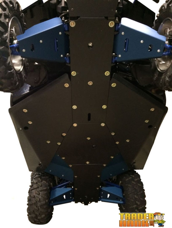 Kawasaki Teryx 800 & Teryx 4 Ricochet 12-Piece Complete Aluminum or UHMW Skid Plate Set | Ricochet Skid Plates - Free Shipping