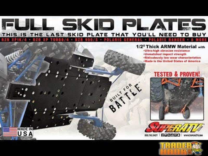 Kawasaki Teryx KRX 1000 Full Skid Plate | UTV Skid Plates - Free shipping