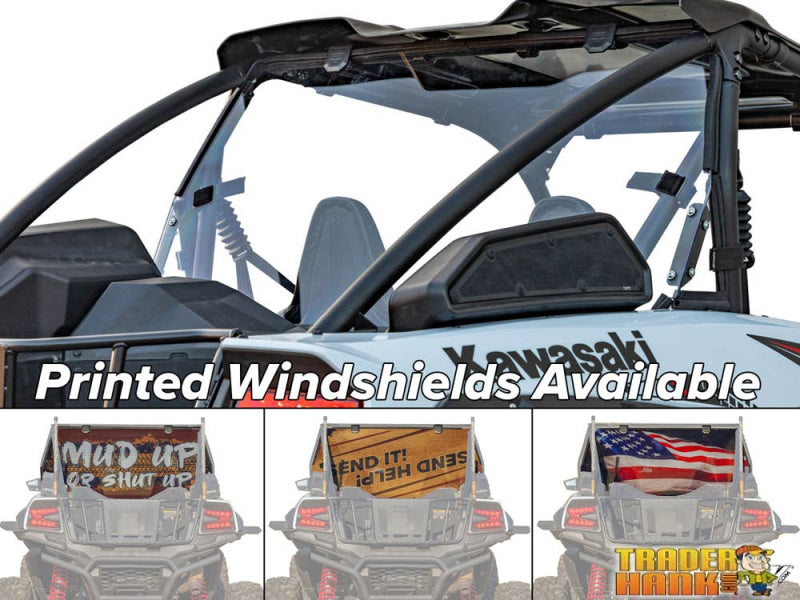 Kawasaki Teryx KRX 1000 Rear Windshield | UTV Accessories - Free shipping