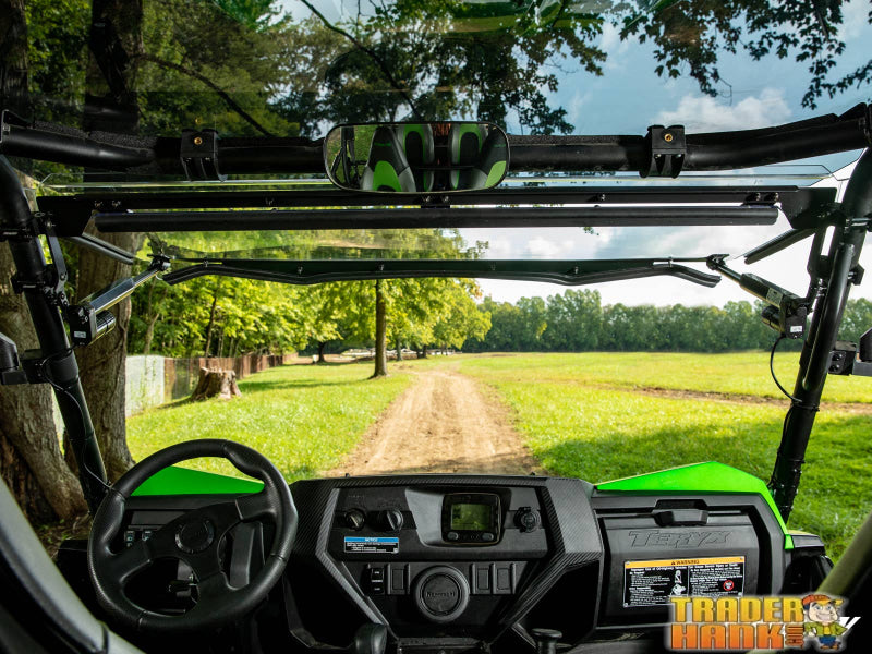 Kawasaki Teryx MaxDrive Power Flip Windshield | Free shipping