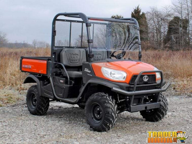 Kubota RTV X-900 / X-1120D Scratch Resistant Full Windshield | SUPER ATV WINDSHIELDS - Free Shipping