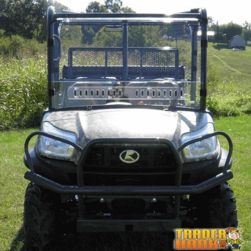 Kubota RTV X1140 Hard-Coated Modular Two-Piece Front Windshield with Adjustable Vents | UTV ACCESSORIES - Free shipping