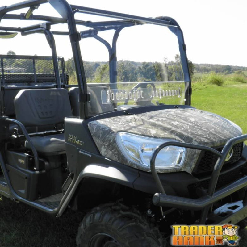 Kubota RTV X1140 Hard-Coated Modular Two-Piece Front Windshield with Adjustable Vents | UTV ACCESSORIES - Free shipping