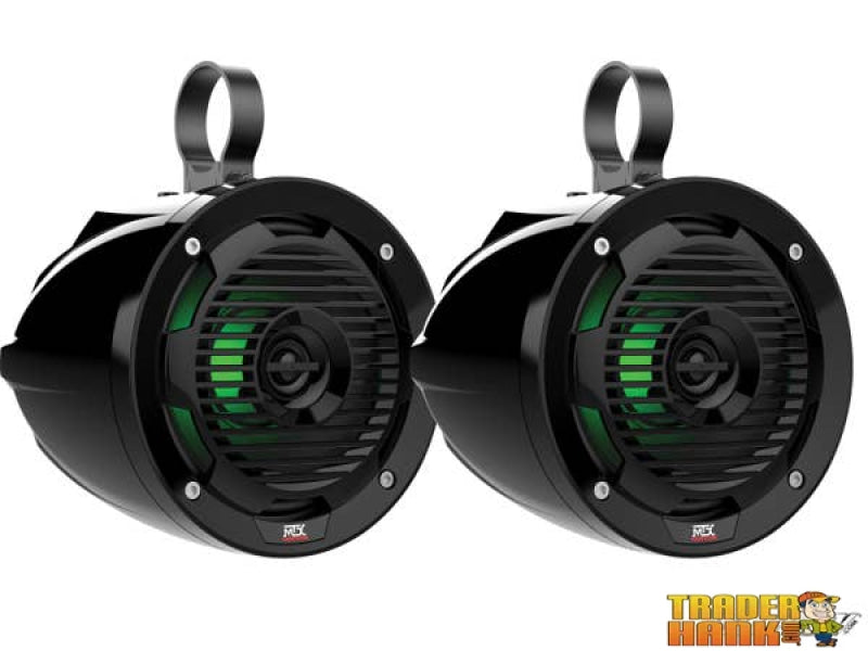 MTX MUD65PL UTV Speakers with LED Lights | Free shipping