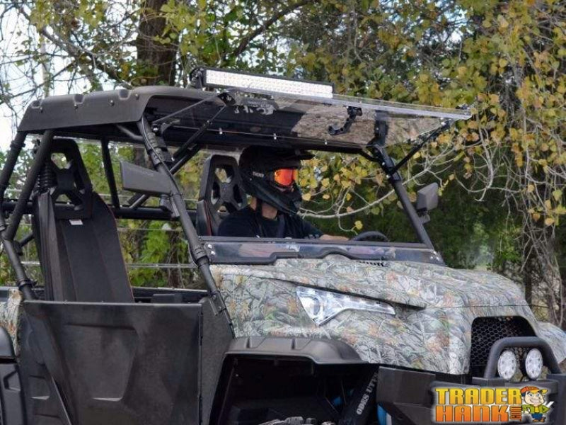 Odes Dominator Scratch Resistant Flip Windshield | SUPER ATV WINDSHIELDS - Free Shipping