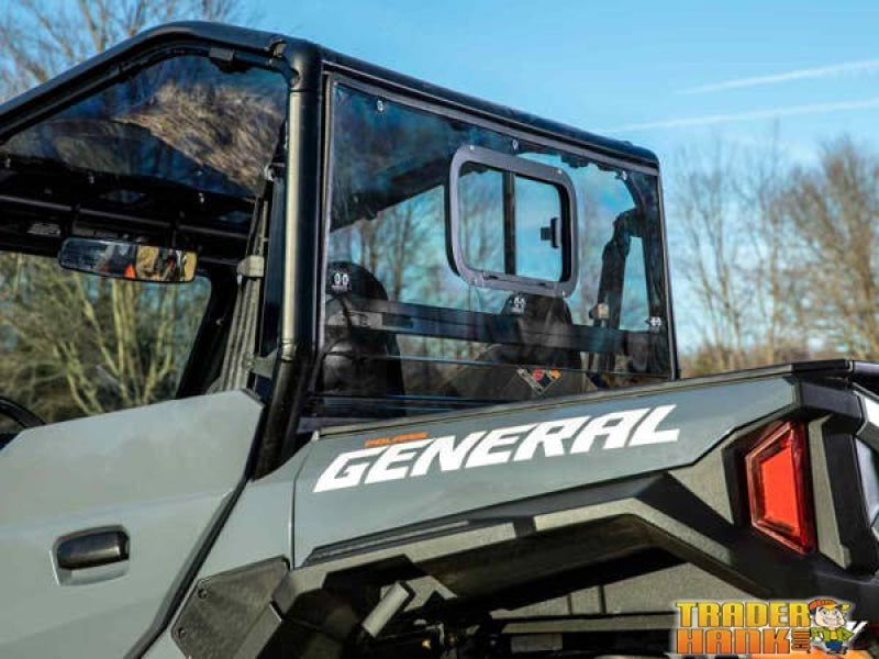 Polaris General 1000 Sliding Rear Windshield | UTV Accessories - Free shipping