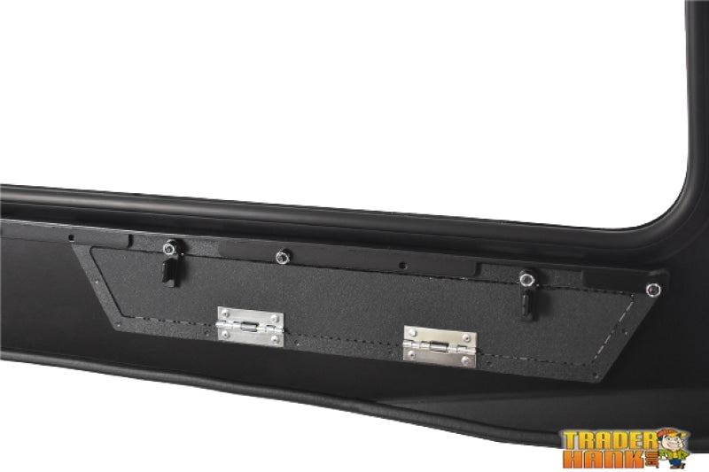 Polaris General Vented Full Glass Windshield - Black